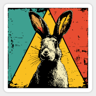Speedy Hare Pop Art | Cute Rabbit for Kids Sticker